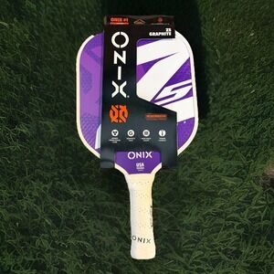 Onix 15.5" Z5 Wide Body Pickleball Paddle - Purple: Graphite-Honeycomb-Grip 4"